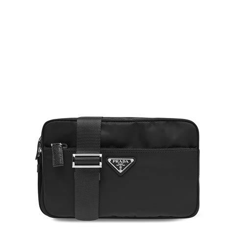 prada black bag nylon|Prada nylon shoulder bag price.